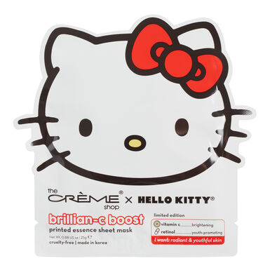 Creme Shop Hello Kitty Brillian-C Korean Beauty Sheet Mask Creme Shop Hello Kitty Brillian-C Korean Beauty Sheet Mask