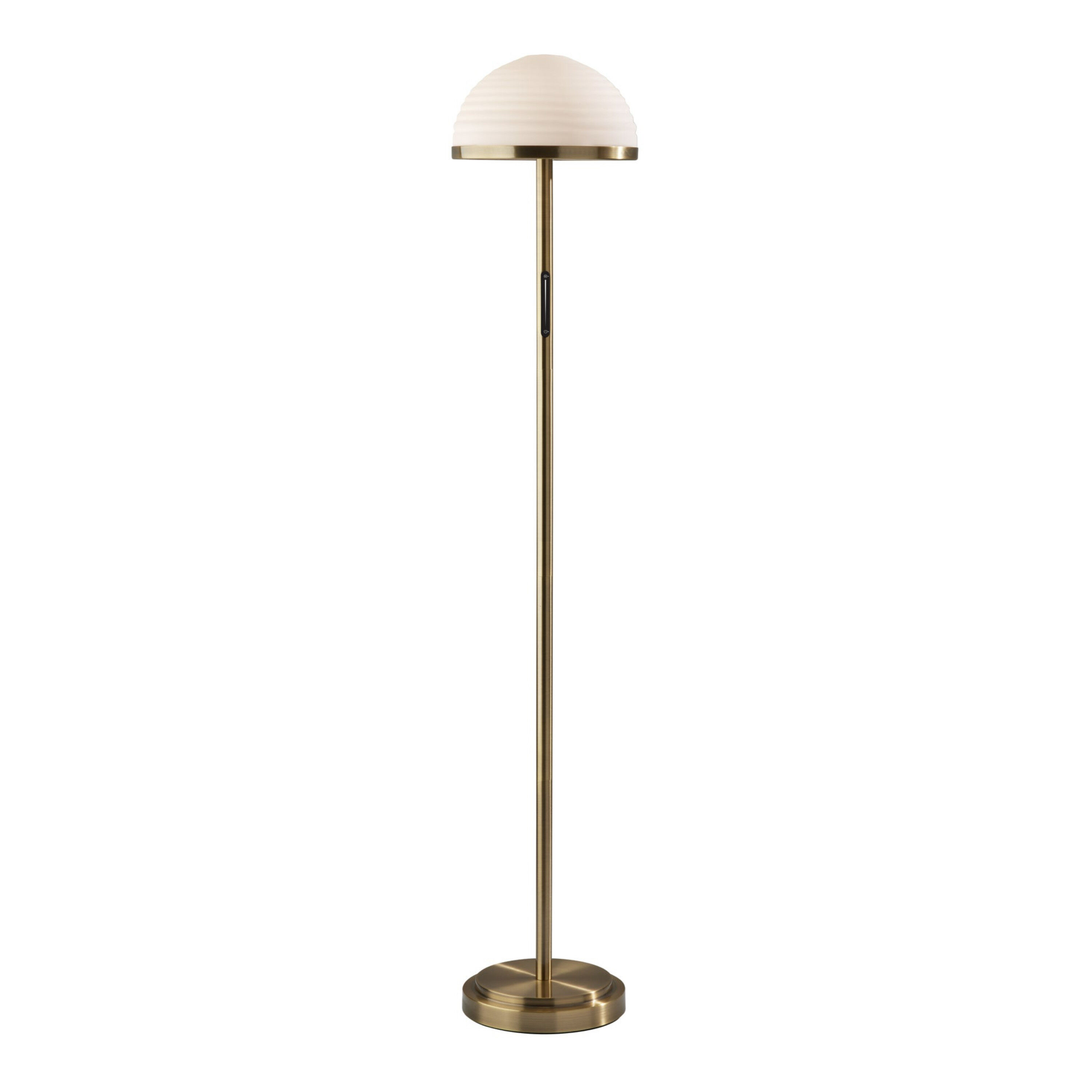 Floor lamp frosted glass shade hotsell
