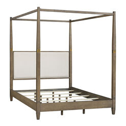 Baywood Rattan Cane and Wood Bed by World Market