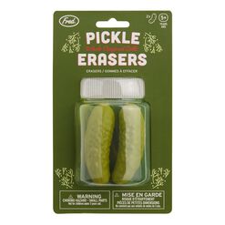 Fred Rubber Pickle Erasers 2 Pack