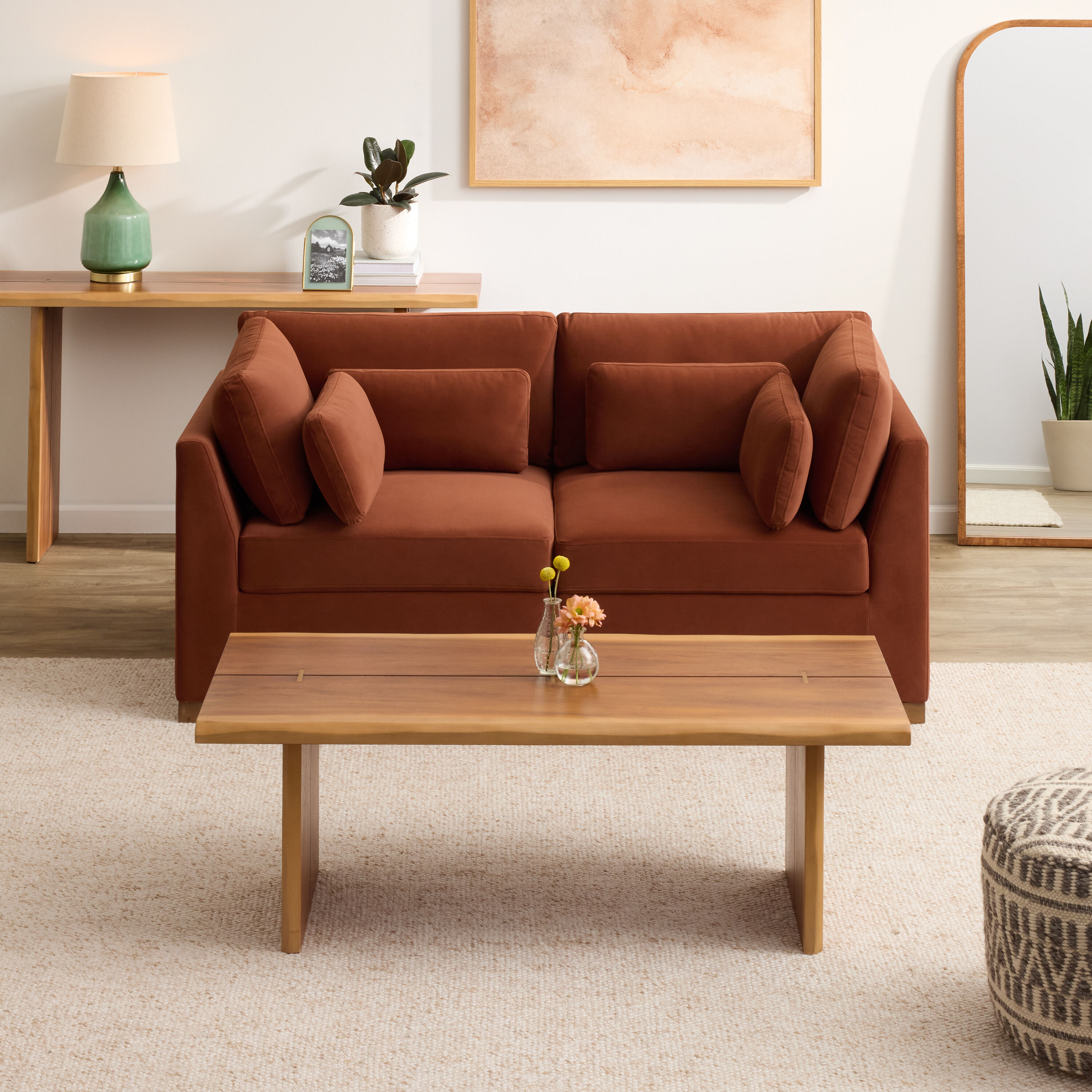 Montclair 2 Piece Modular Loveseat image number 0