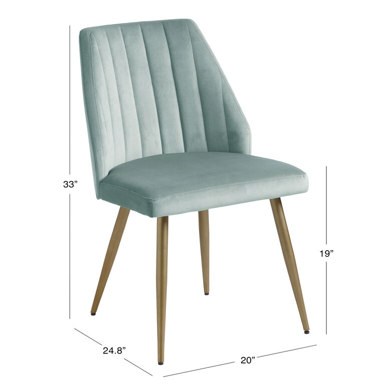 Leilani Channel Back Upholstered Dining Chair Set of 2 image number 7