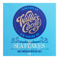 Willie's Cacao Sea Flakes Milk Chocolate Bar