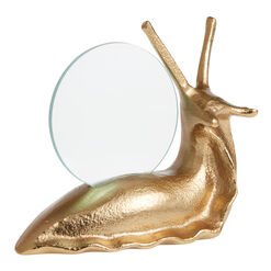 Gold Metal Snail Magnifying Glass