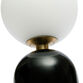 Silvia Frosted Glass Globe and Metal LED Accent Lamp image number 3