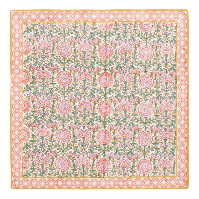 Floral Block Print Napkin image number 2