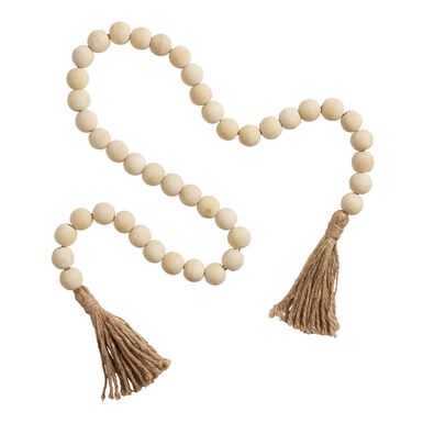 Natural Wood Boho Bead Decor Natural Wood Boho Bead Decor