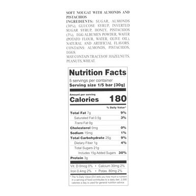 Nicola Di Gennaro Soft Almond and Pistachio Nougat Nicola Di Gennaro Soft Almond and Pistachio Nougat