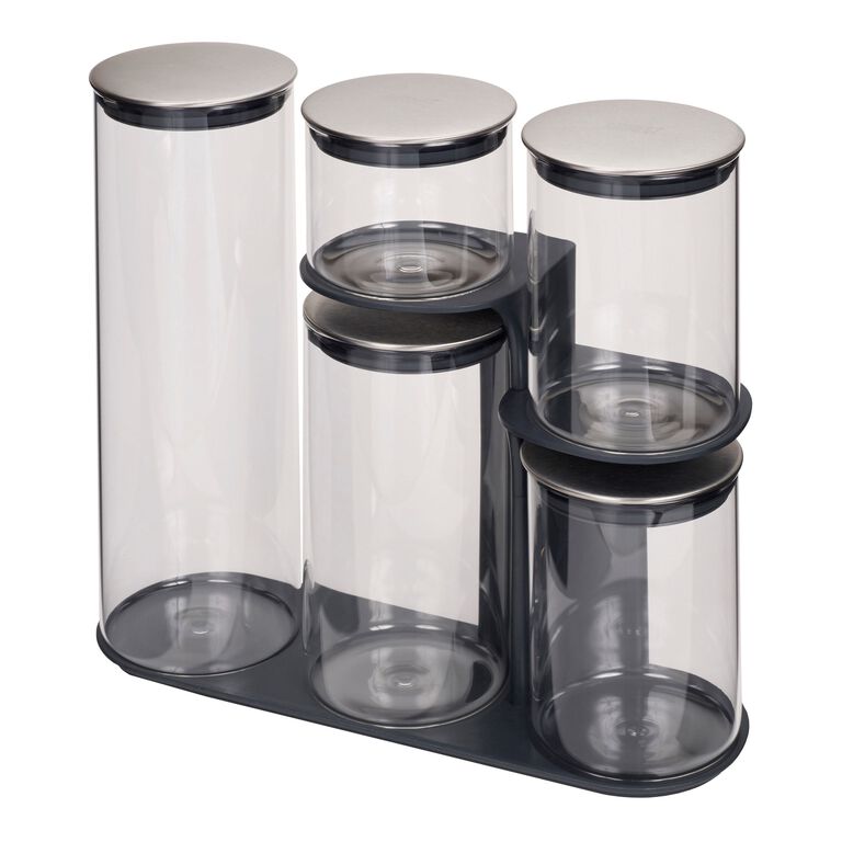 Joseph Joseph Podium 5-Piece Storage Container Set - Sage
