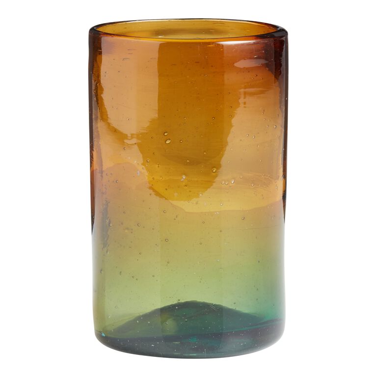 Carmelo Amber Recycled Bar Glasses Set of 2 by World Market