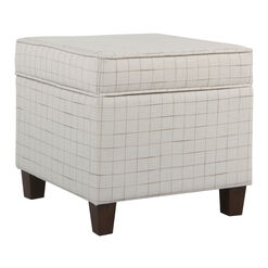 Ruth Square Upholstered Storage Ottoman