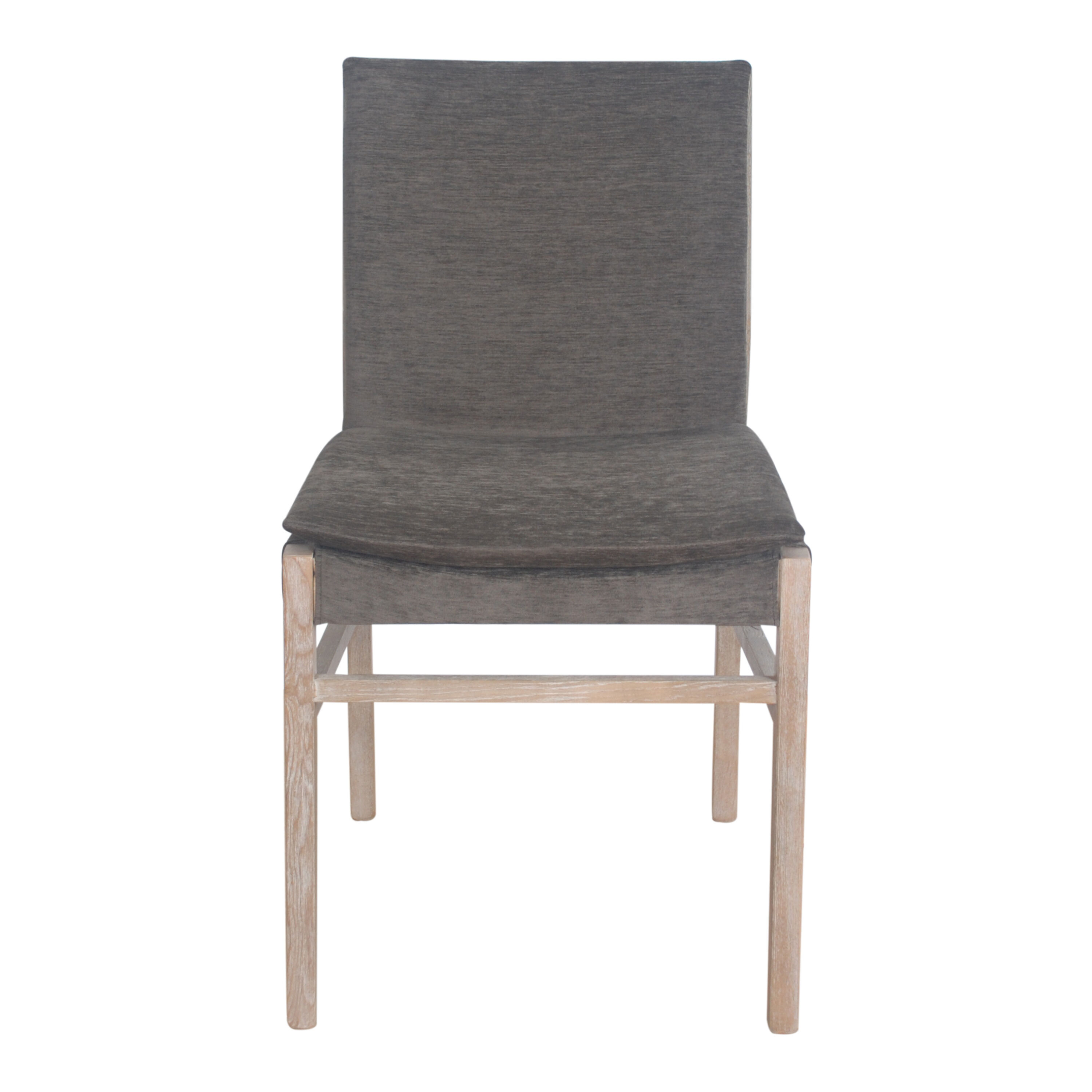 Baynes Reclaimed Wood Upholstered Dining Chair 2 Piece Set image number 1