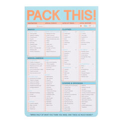 Knock Knock Pack This List Pad