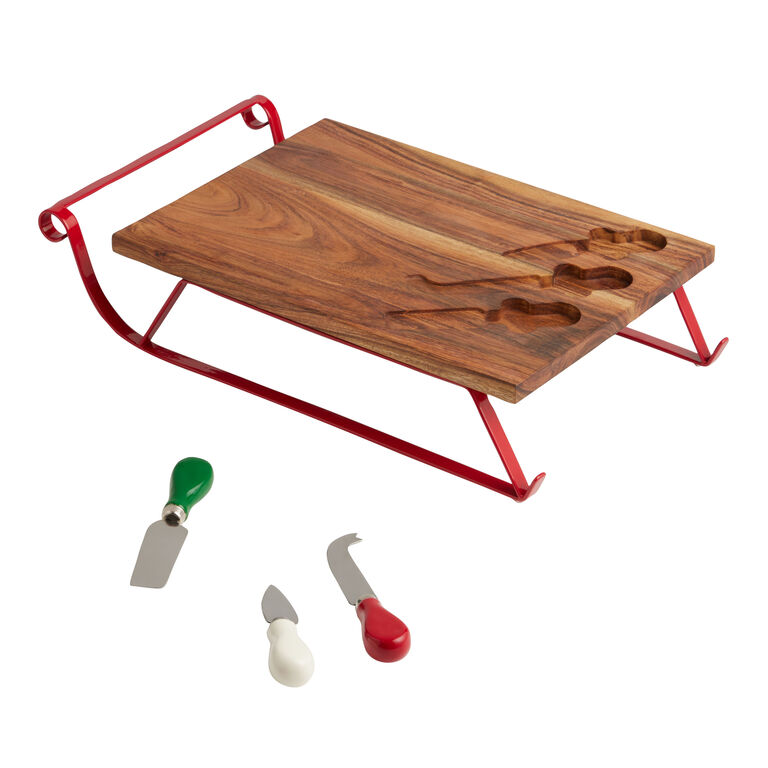 Extra Large Acacia Wood Paddle Cutting Board - World Market