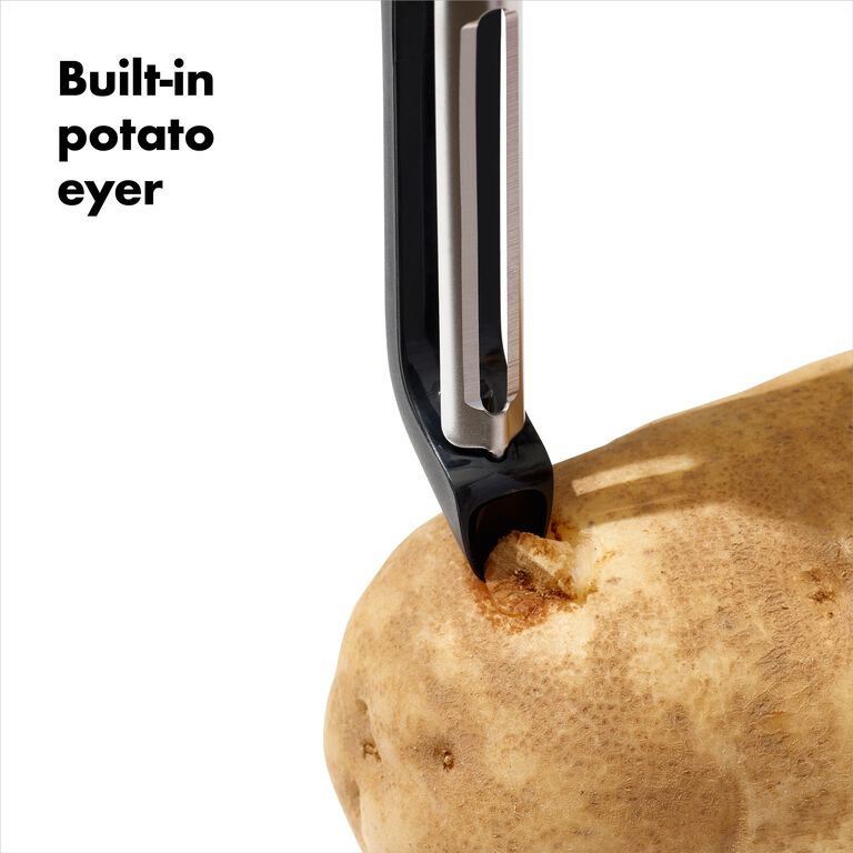 New OXO Good Grips Serrated Swivel Vegetable Potato Peeler * Red * Black