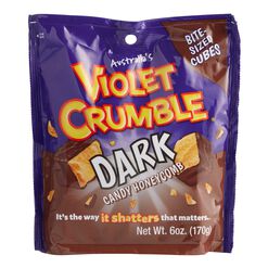 Violet Crumble Dark Chocolate Cubes