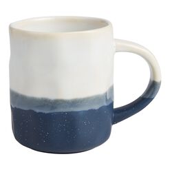 Cream Ombre Reactive Glaze Organic Ceramic Mug