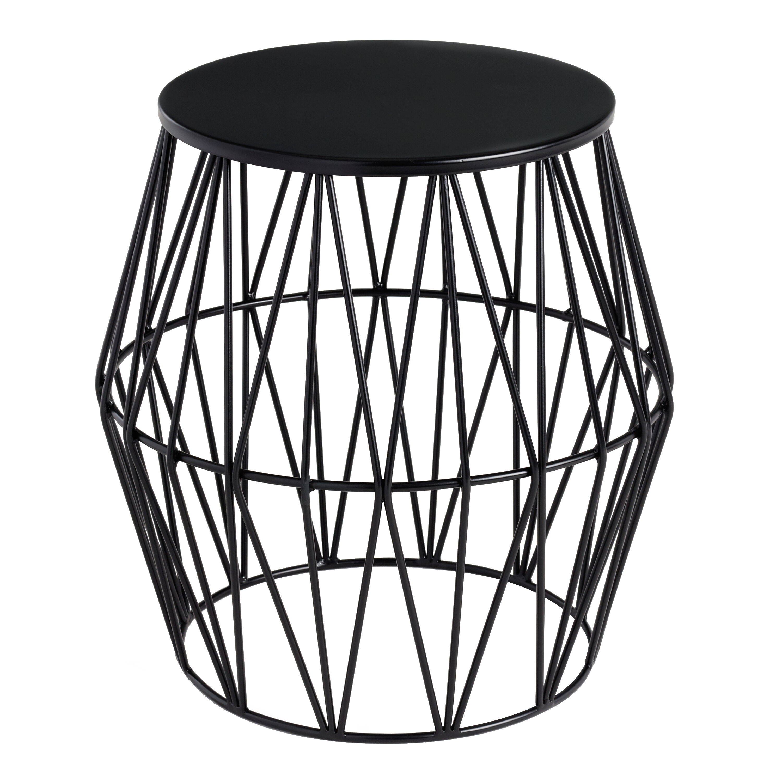 Metal accent cheap stool