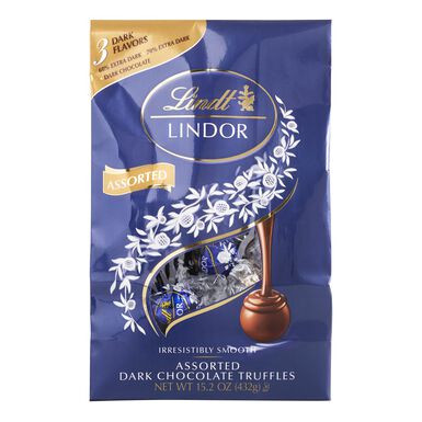 Lindt Lindor Assorted Dark Chocolate Truffles Large Bag Lindt Lindor Assorted Dark Chocolate Truffles Large Bag