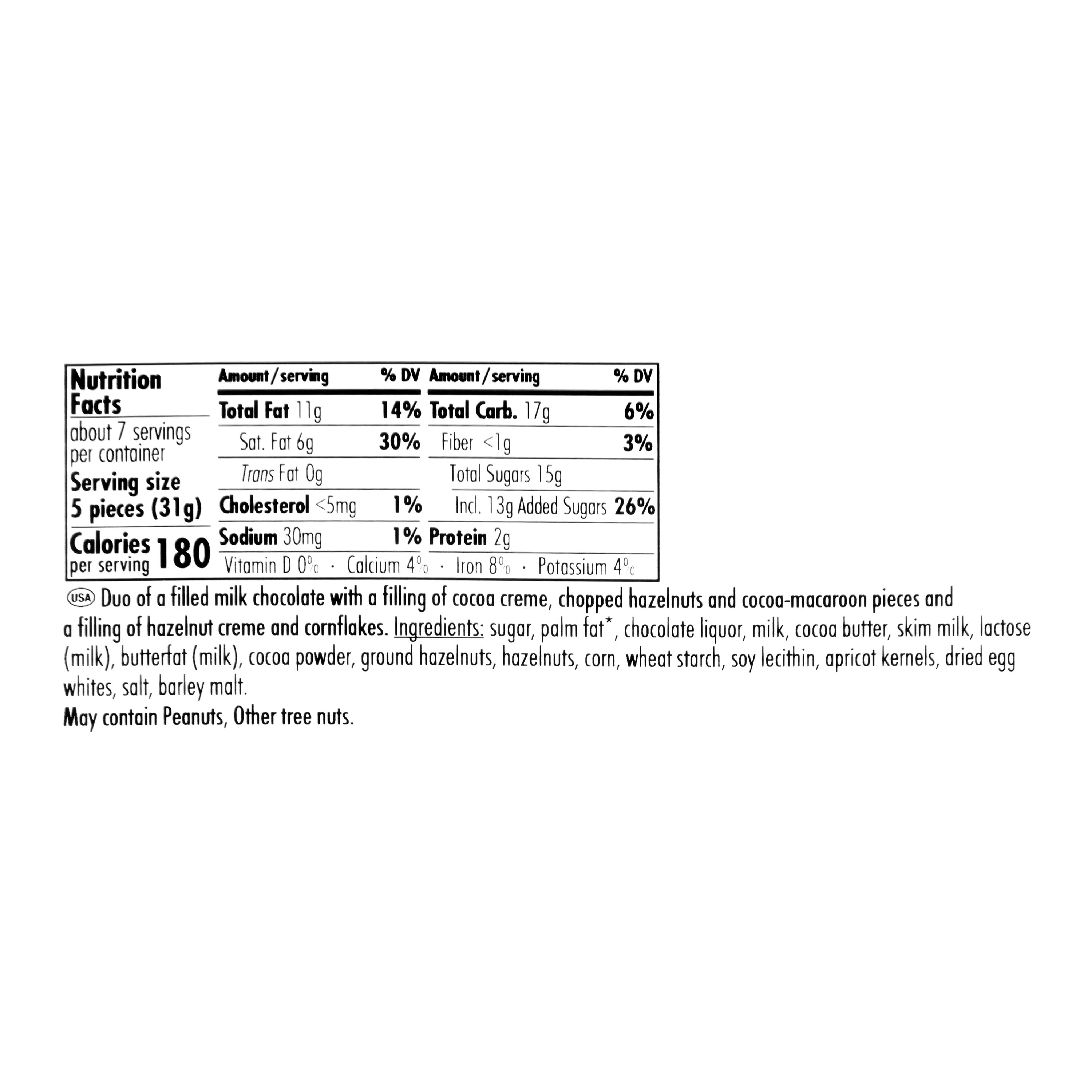 Ritter Sport Crunchy Duo Milk Chocolate Bar