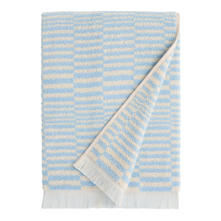 Mindee Abstract Check Bath Towel image number 1