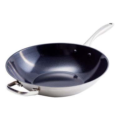 GreenPan Marina Nonstick Ceramic Wok GreenPan Marina Nonstick Ceramic Wok