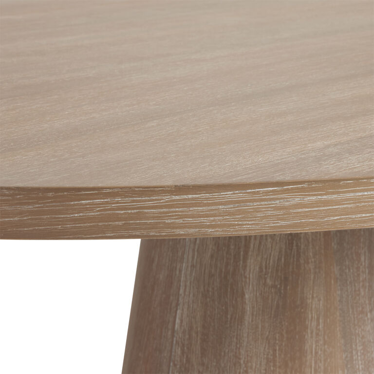 Lennon Oval Wood Pedestal Dining Table image number 4