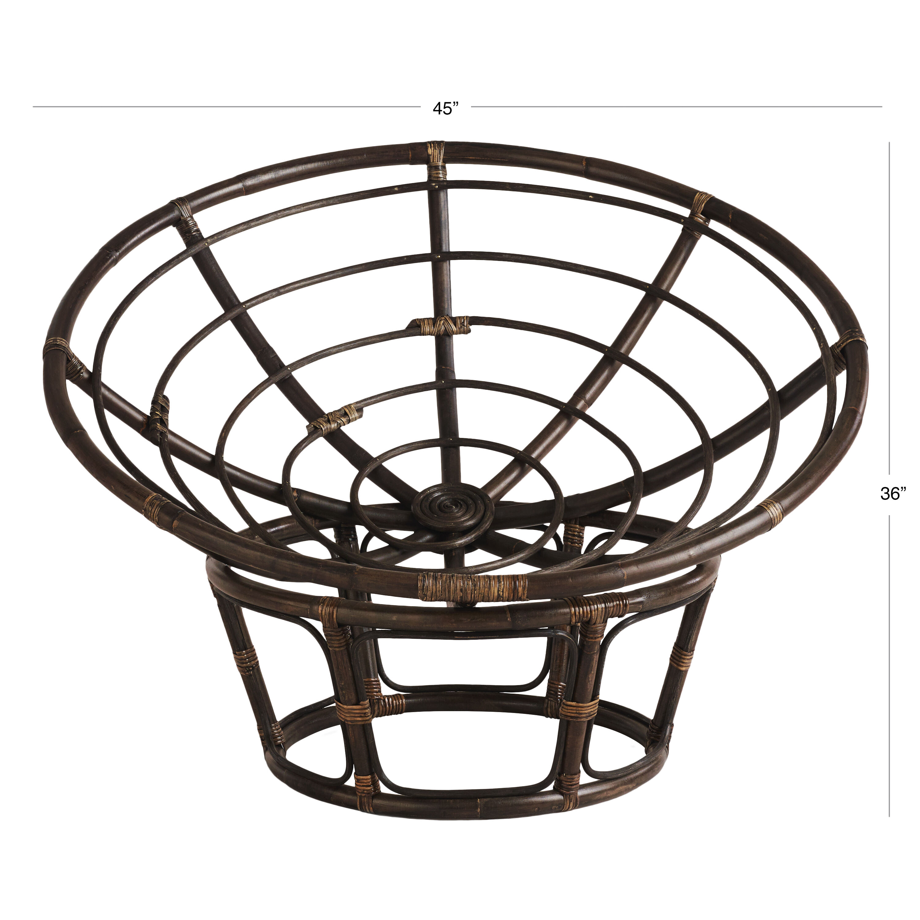 World market circle chair top