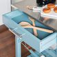 Grover Wood And Stainless Steel Kitchen Cart image number 6