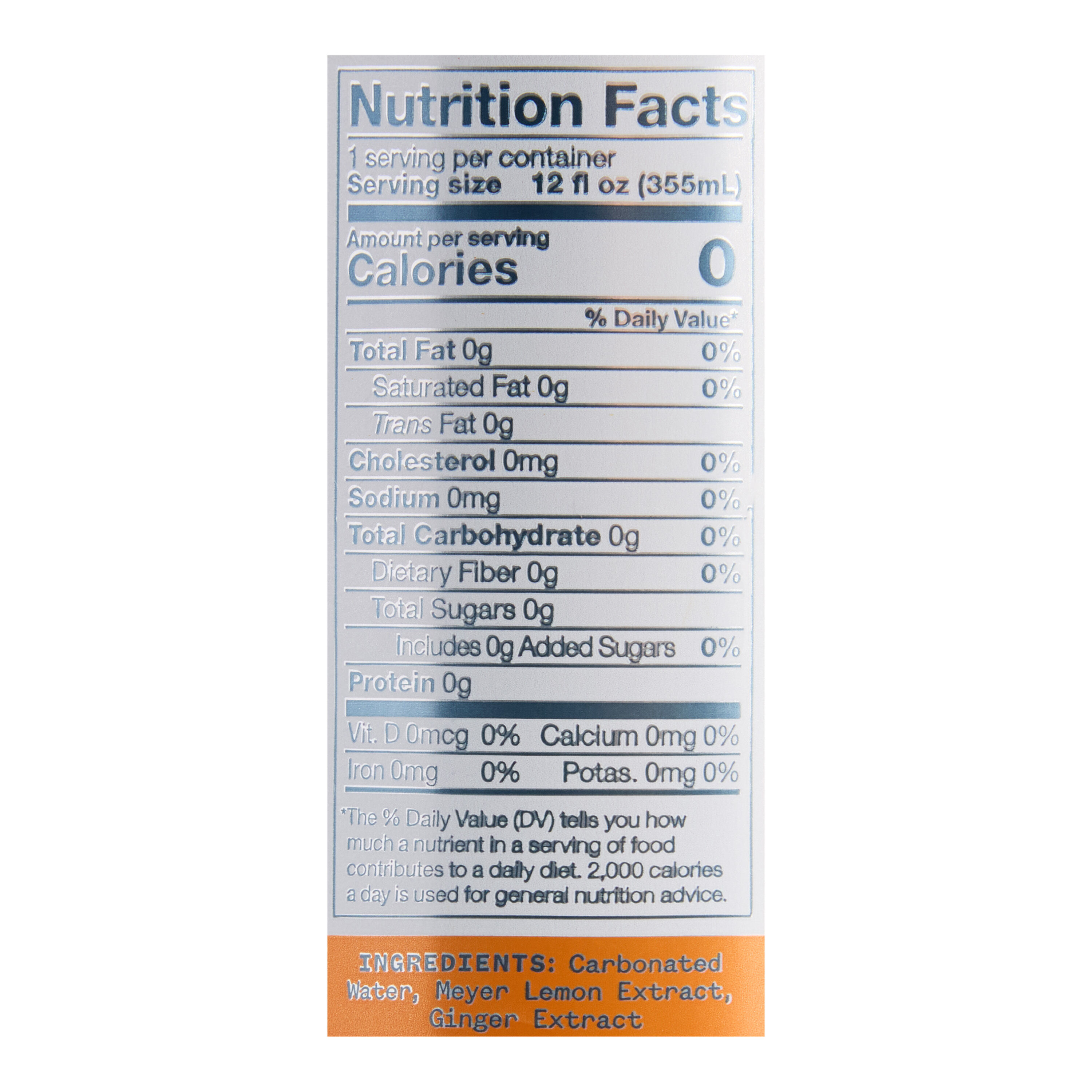 Aura Bora Ginger Meyer Lemon Herbal Sparkling Water image number 1