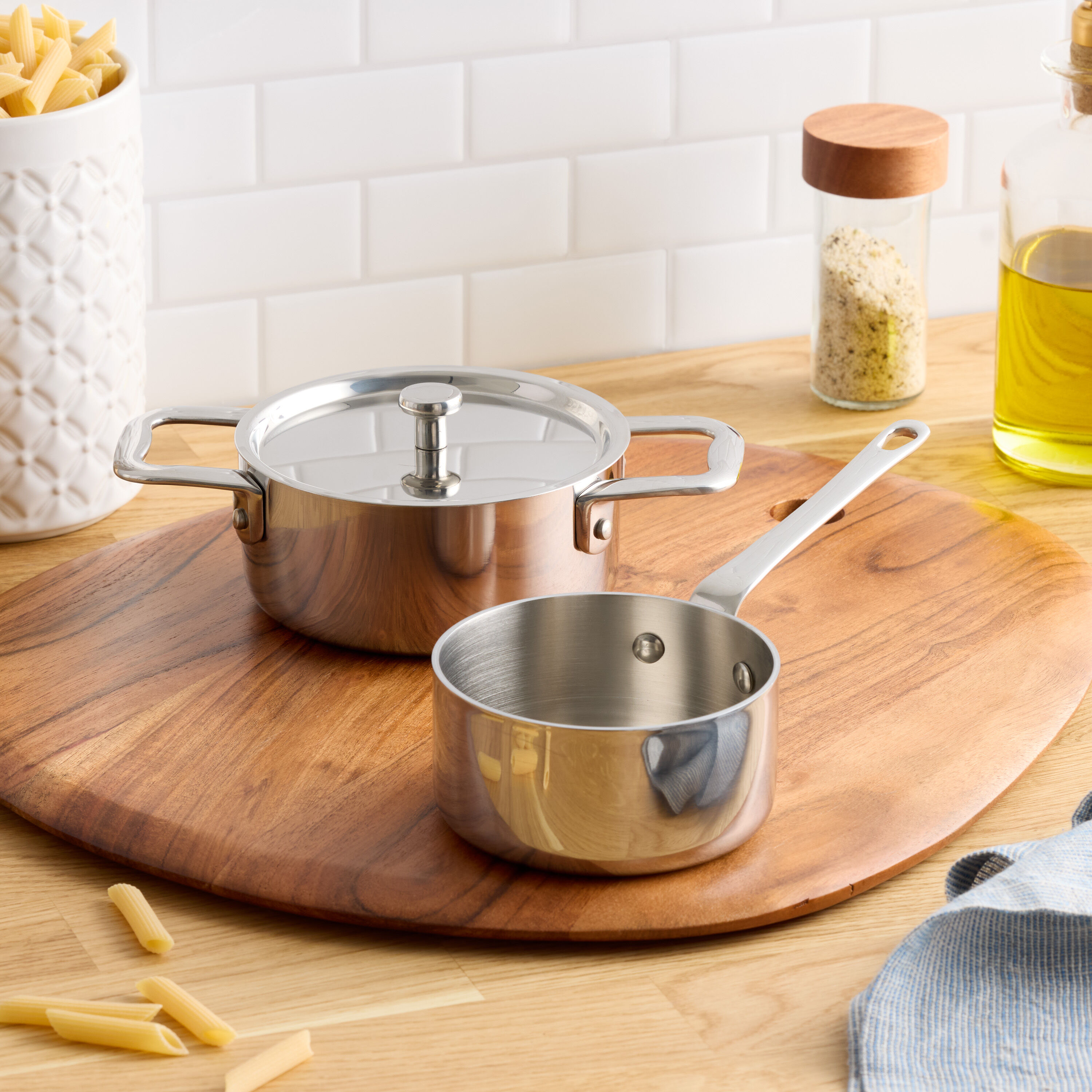 Mini 3 Ply Stainless Steel Cookware Collection image number 0