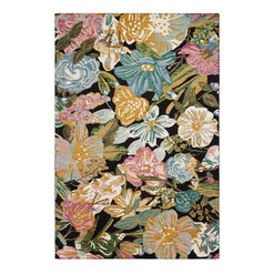Selma Multicolor Floral Tufted Wool Area Rug