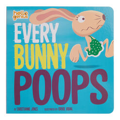 Hello Genius Every Bunny Poops Book