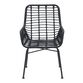 Everett All Weather Wicker Outdoor Armchair Set of 2 image number 2