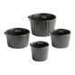 Enzo Black Ceramic Fluted Nesting Measuring Cups image number 2