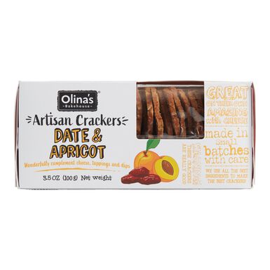 Olina's Date & Apricot Artisan Crackers Olina's Date & Apricot Artisan Crackers