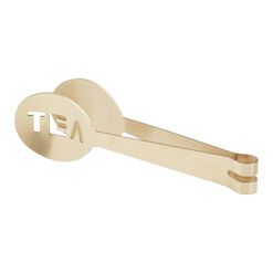 Gold Stainless Steel Tea Tongs