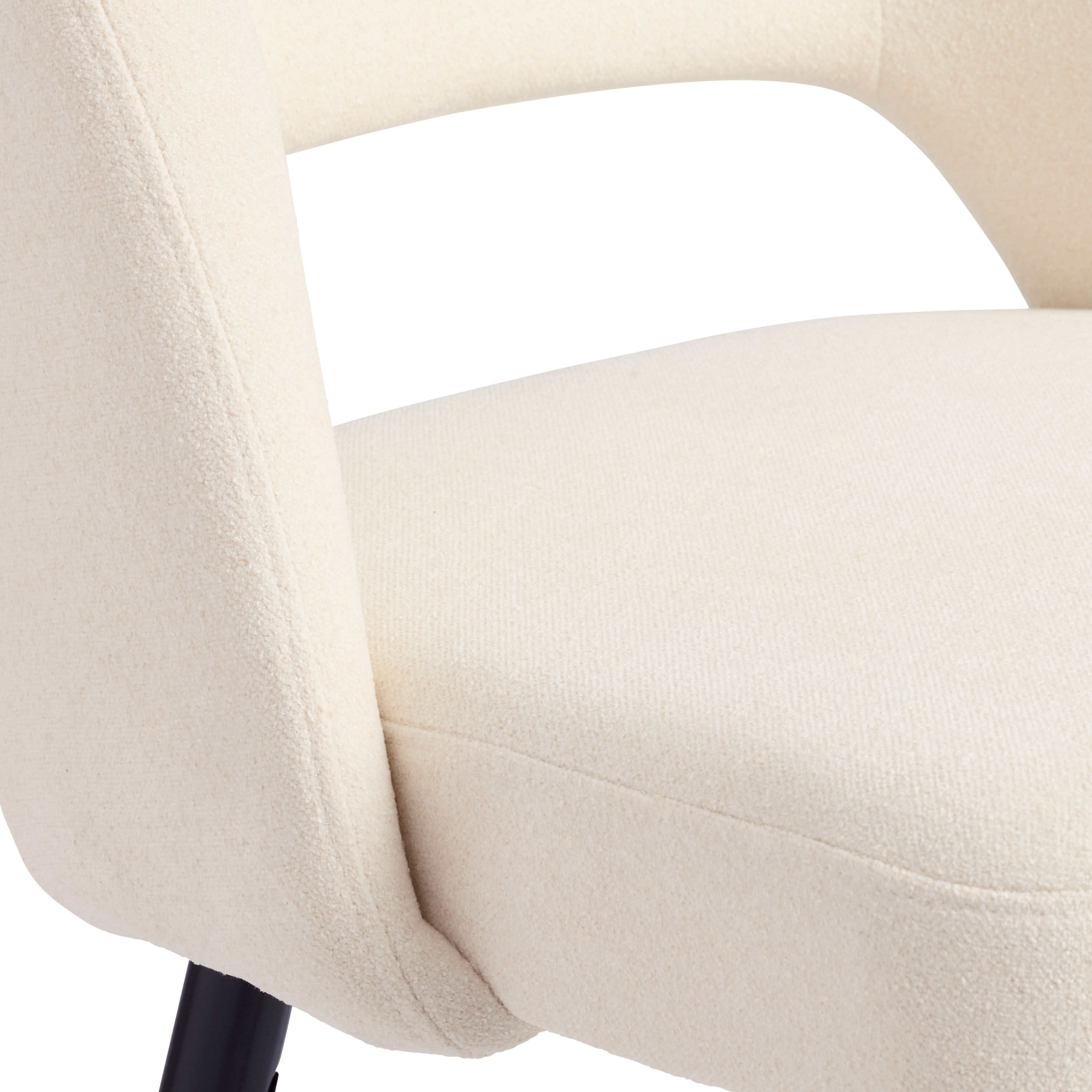 Donelly Cutout Back Upholstered Swivel Counter Stool Set of 2 image number 4