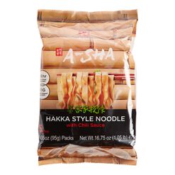 A-Sha Chili Hakka Flat Noodles