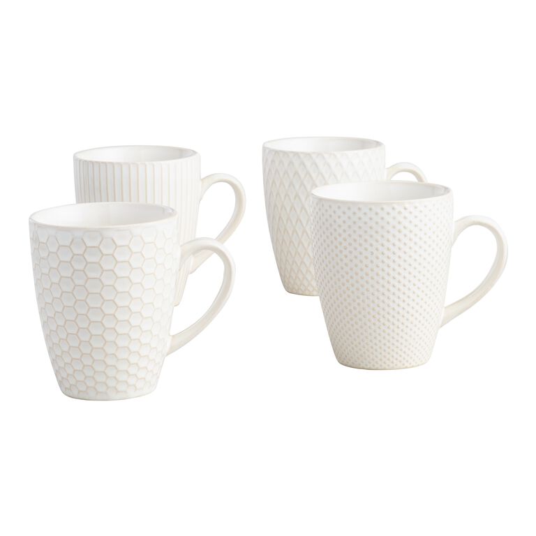 Buy White Malvern Set of 4 Mugs from Next USA