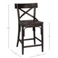 Bistro Distressed Wood Counter Stool image number 5