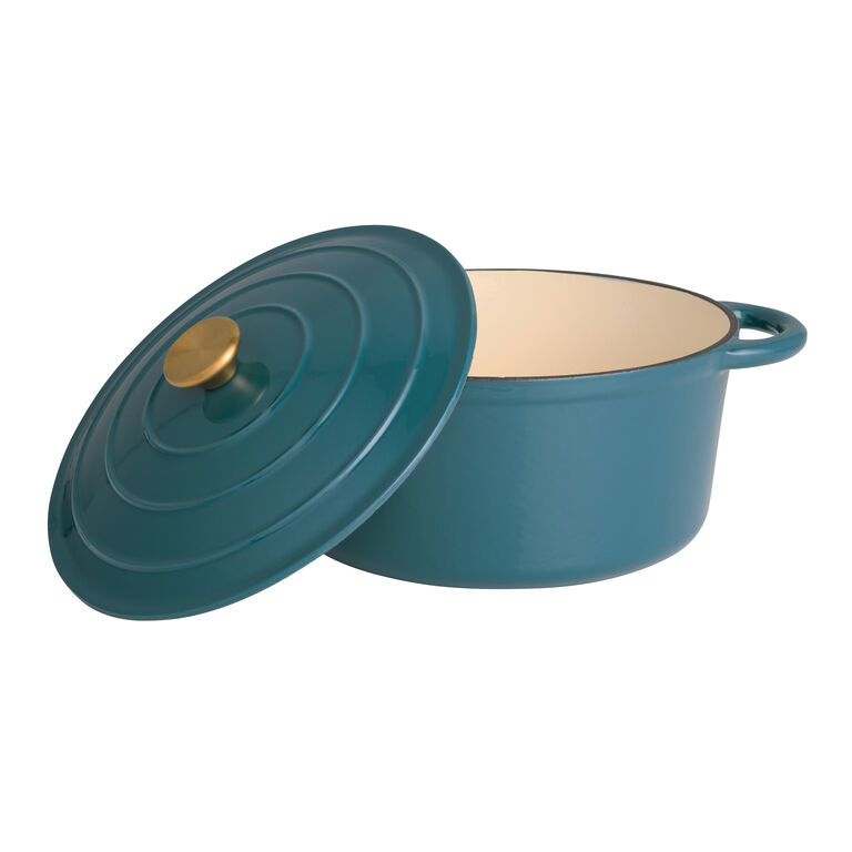 Extra Large Enameled Cast Iron Dutch Oven 6.5 Quart image number 3