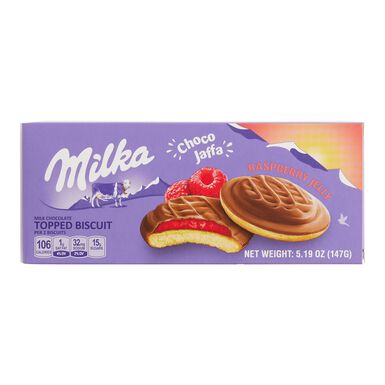 Milka Jaffa Choco Raspberry Jelly Cookies Milka Jaffa Choco Raspberry Jelly Cookies