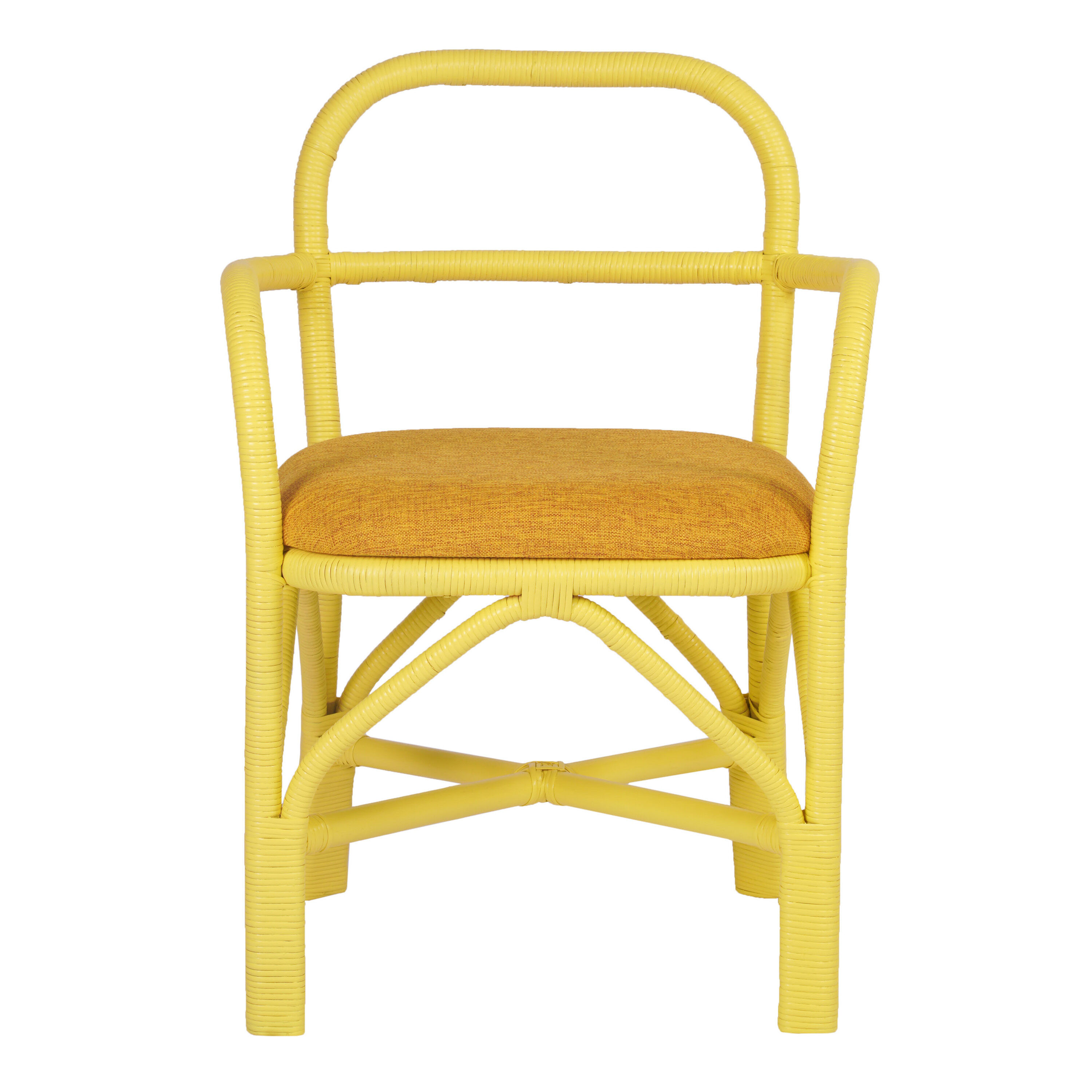 Cane discount chair cushion