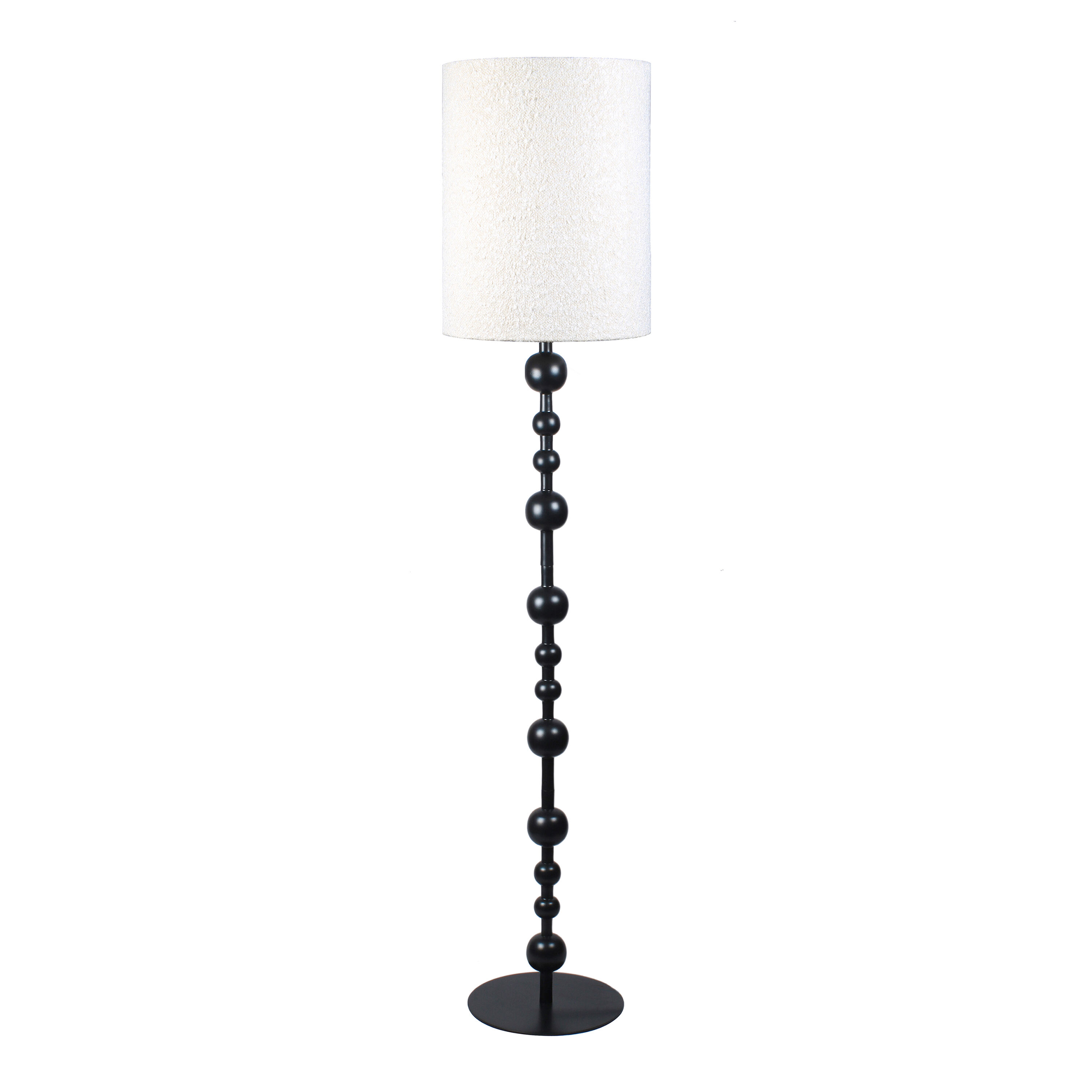 Glass stacked ball floor lamp on sale
