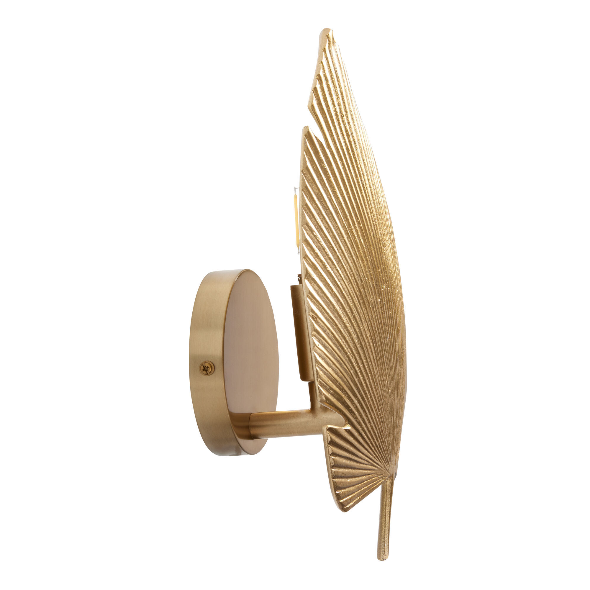 Leaf shop wall sconce