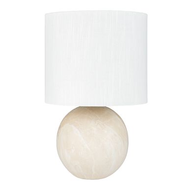 Vogel Ivory Marbled Ceramic Orb Table Lamp Vogel Ivory Marbled Ceramic Orb Table Lamp
