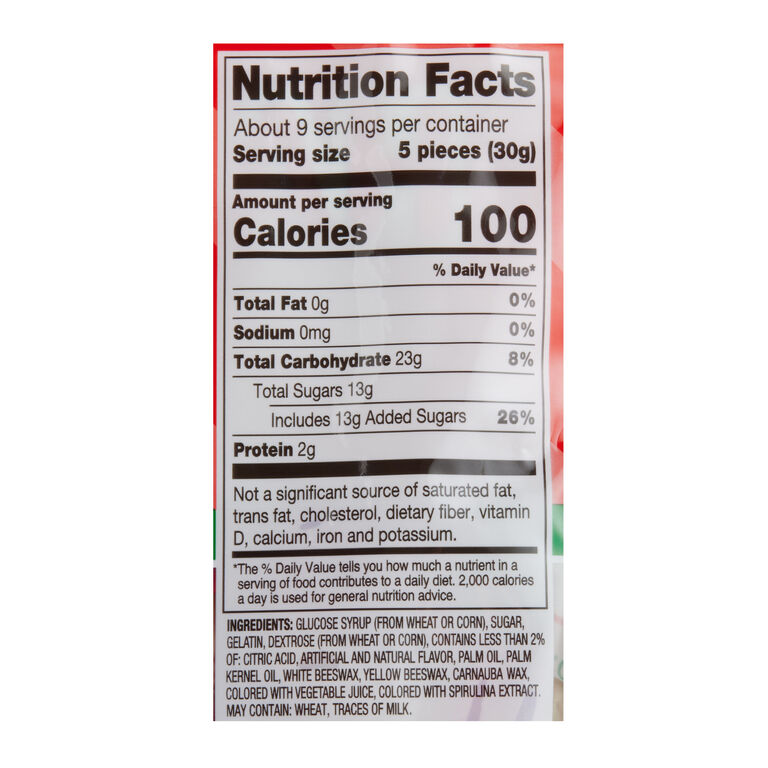 Haribo Christmas Candy Cane Gummy Candy image number 2