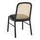 Ansil Ash Wood And Cane Upholstered Dining Chair 2 Piece Set image number 2