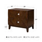 Cadenza Walnut Nightstand with Drawers and Charging Port image number 6